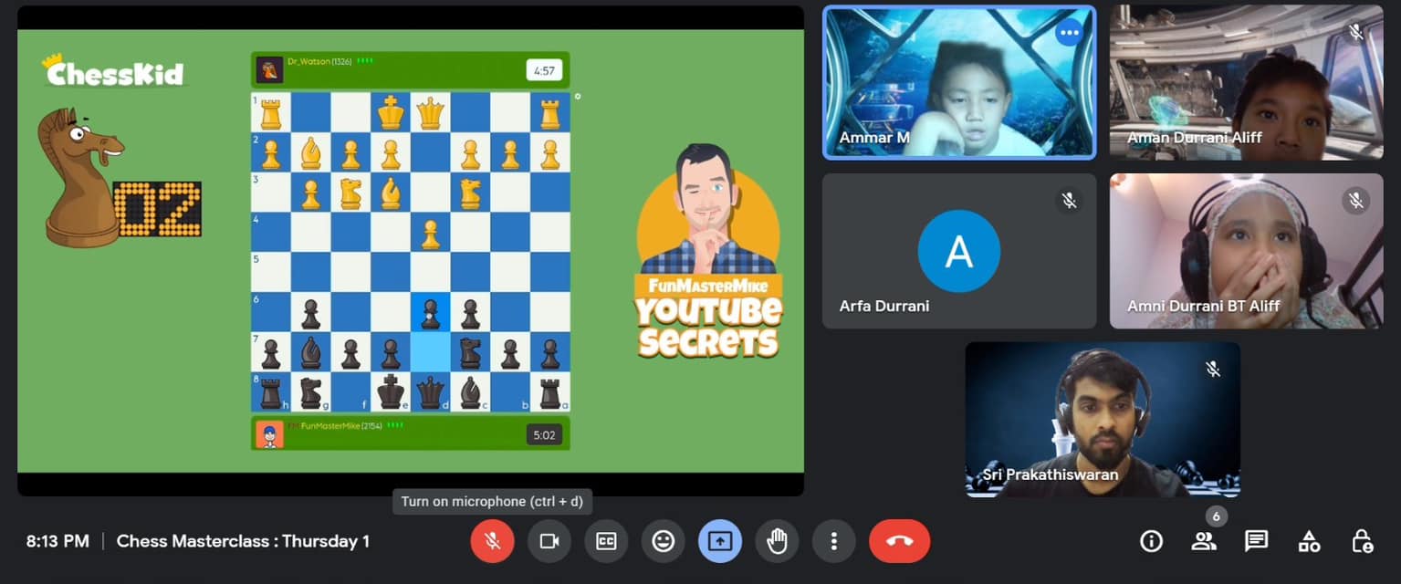 Online chess class session 10