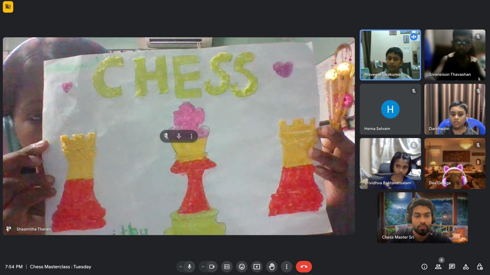 Online chess class session 15
