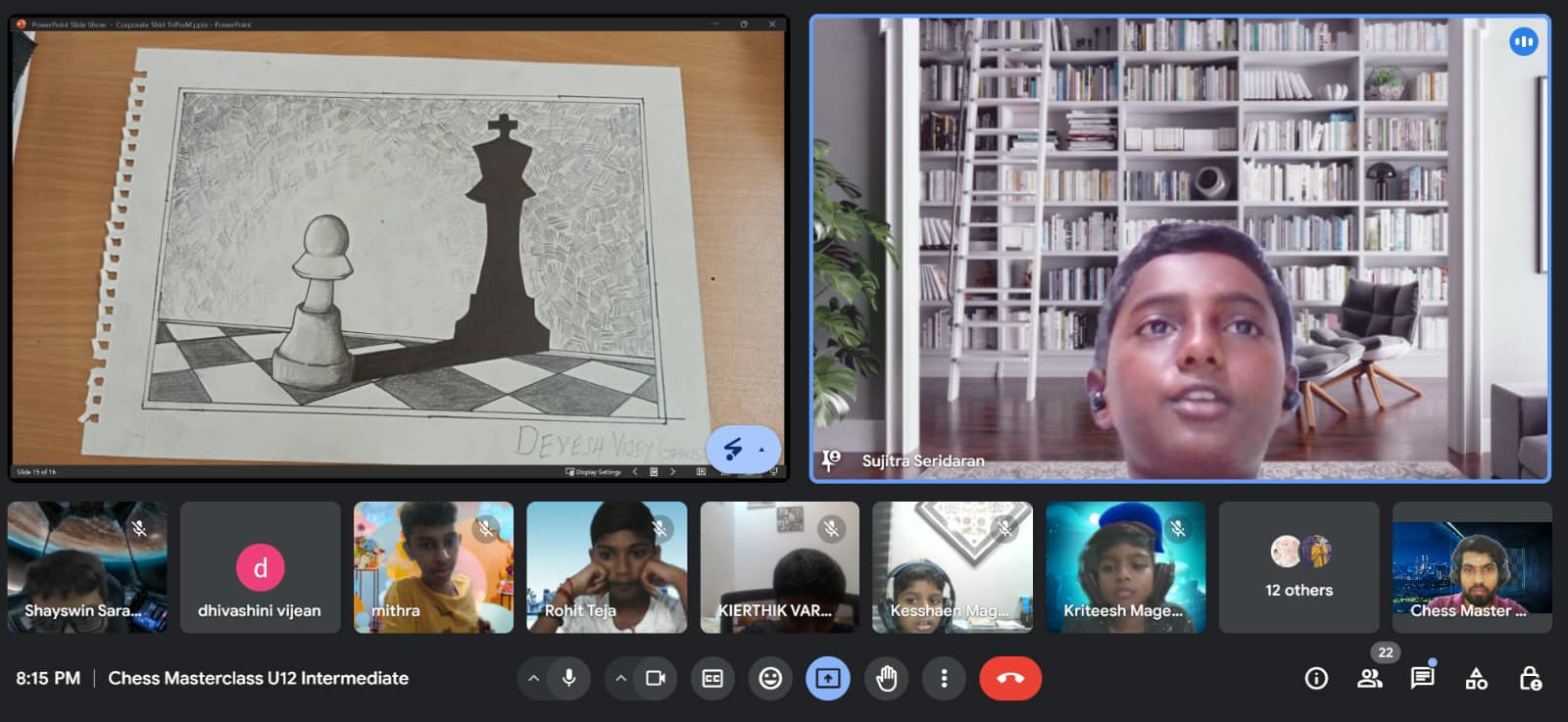 Online chess class session 16