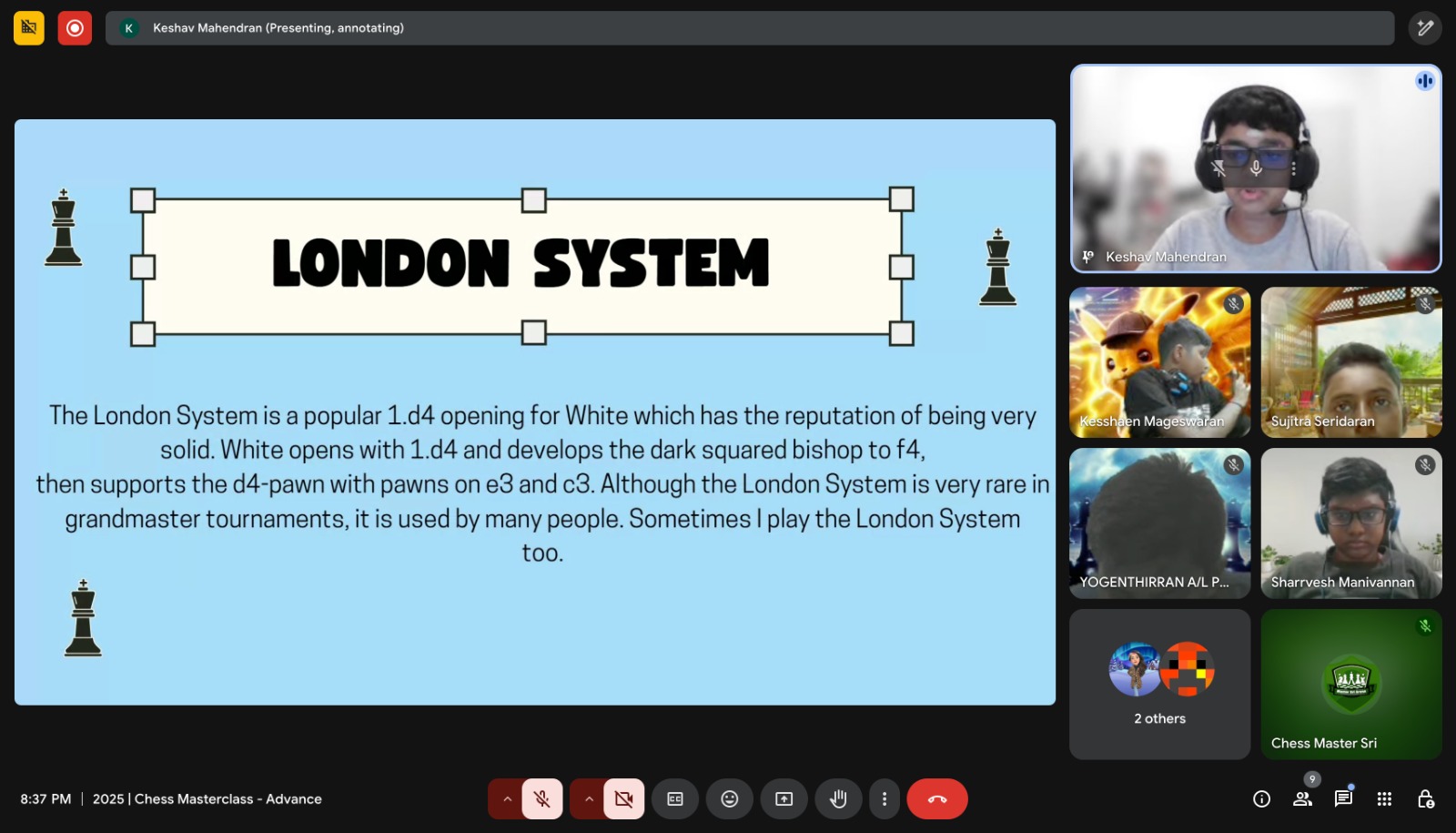 Online chess class session 7