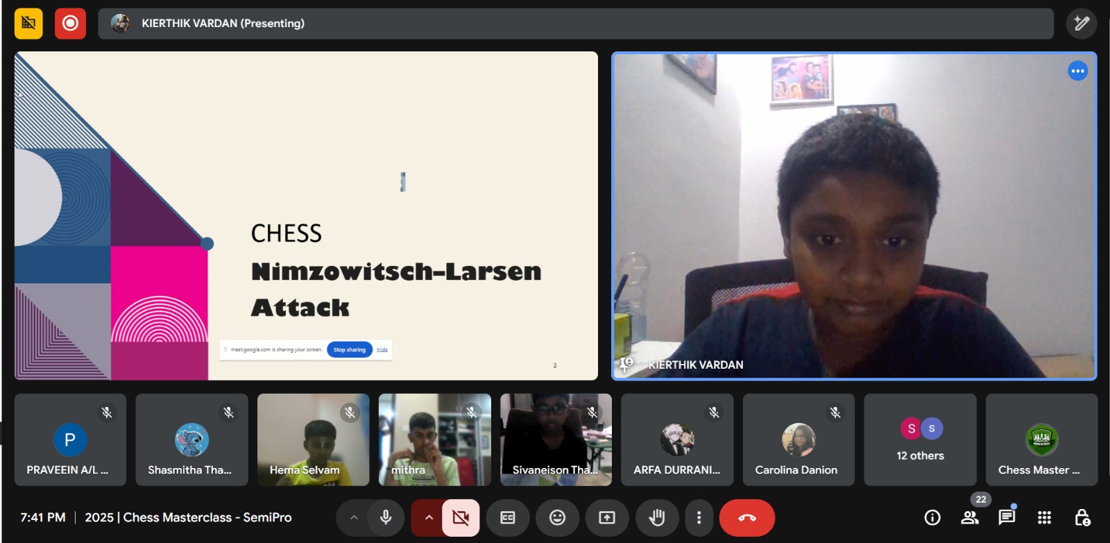 Online chess class session 8