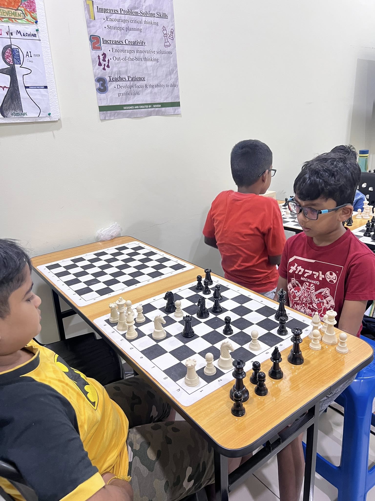 Chess class session