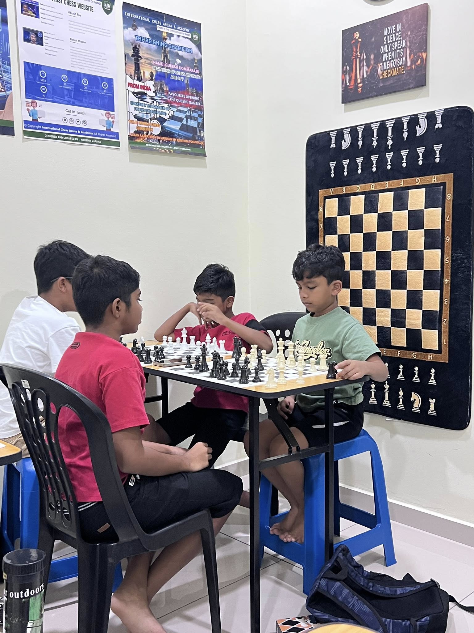 Chess academy training
