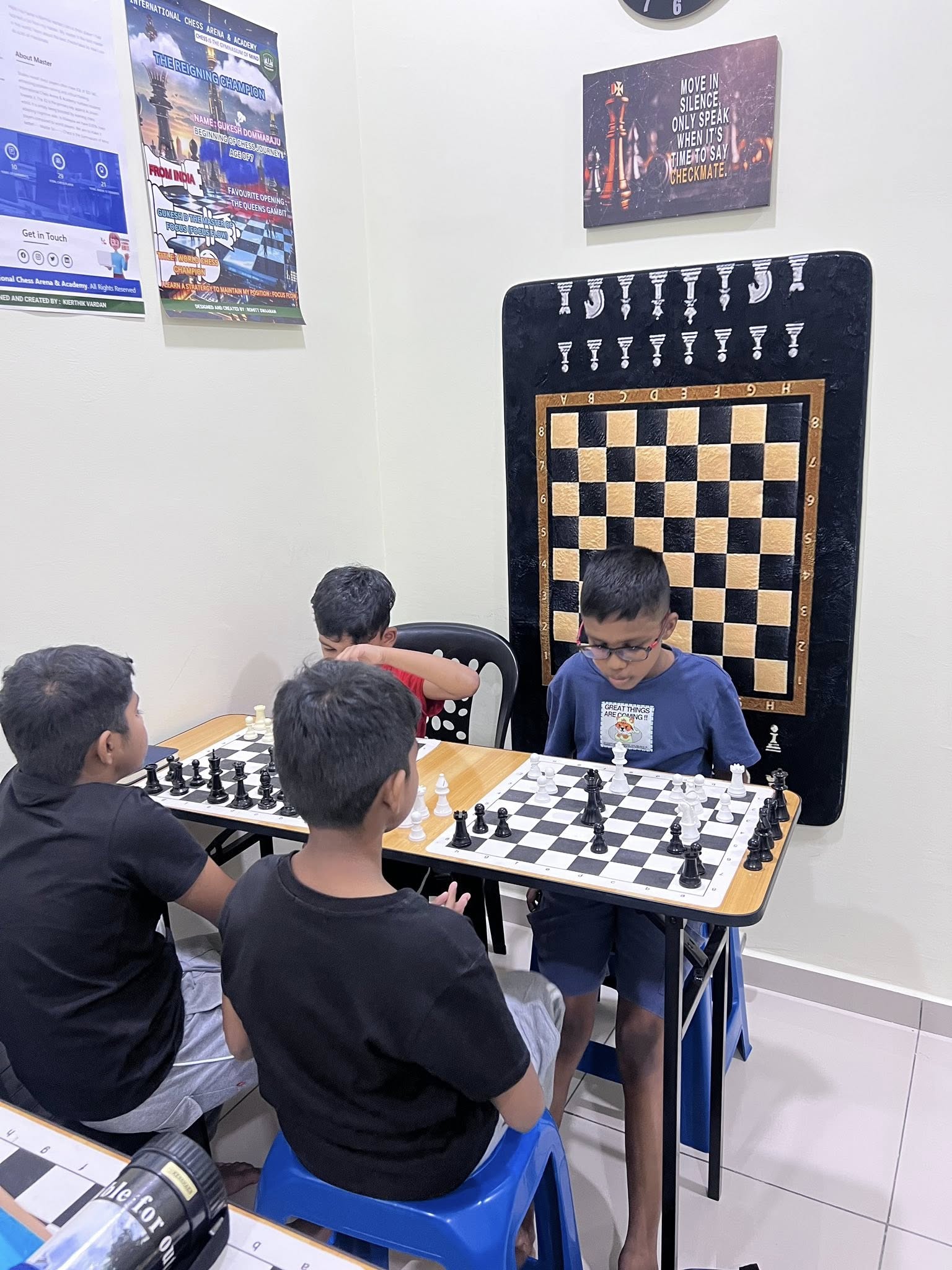 Physical chess class