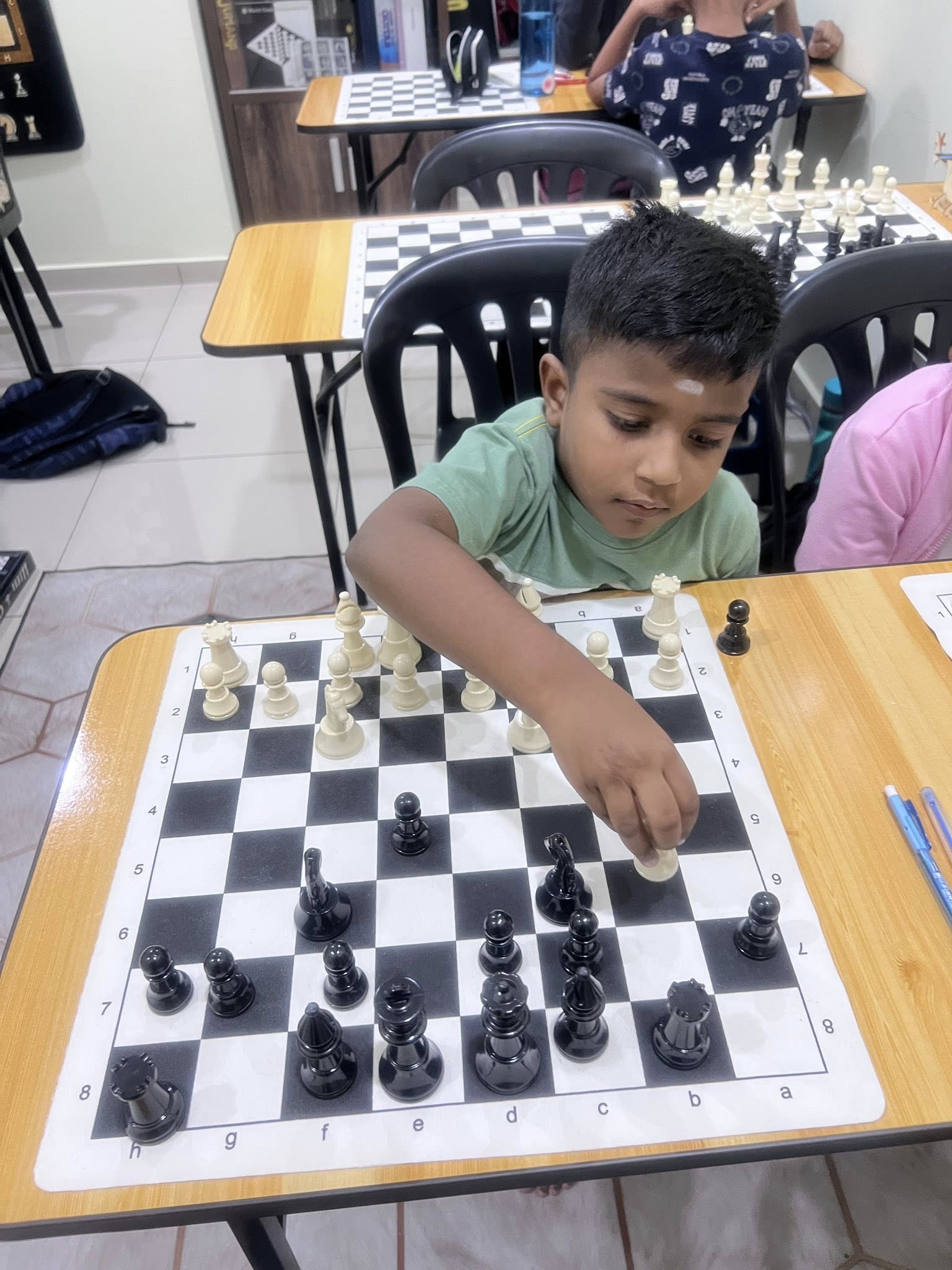 In-person chess training