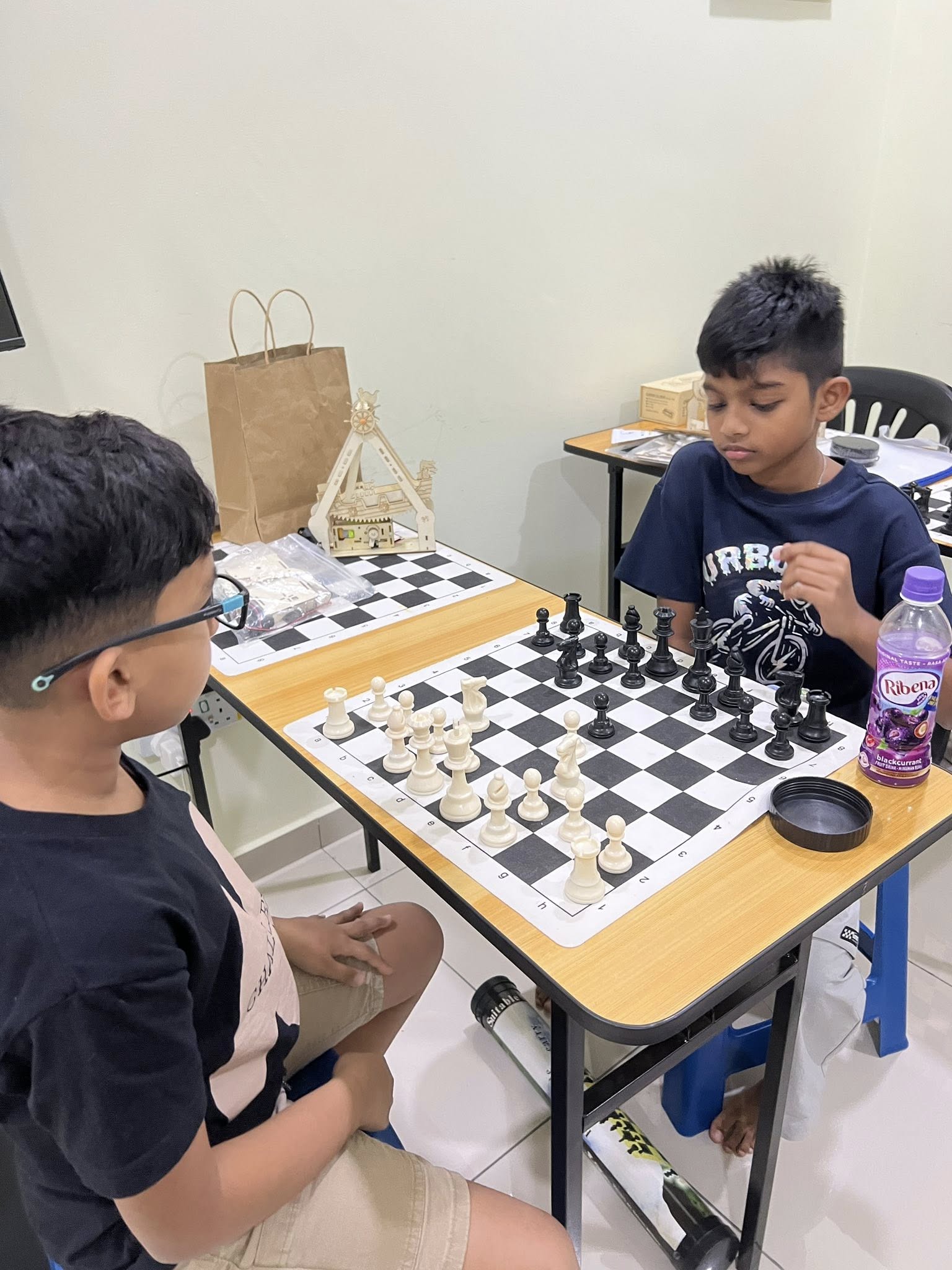 Chess training class